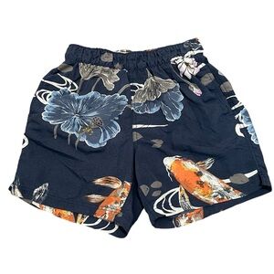 Urban Outfitters Men's Painted Animal Print Swim Nylon Shorts Size XS